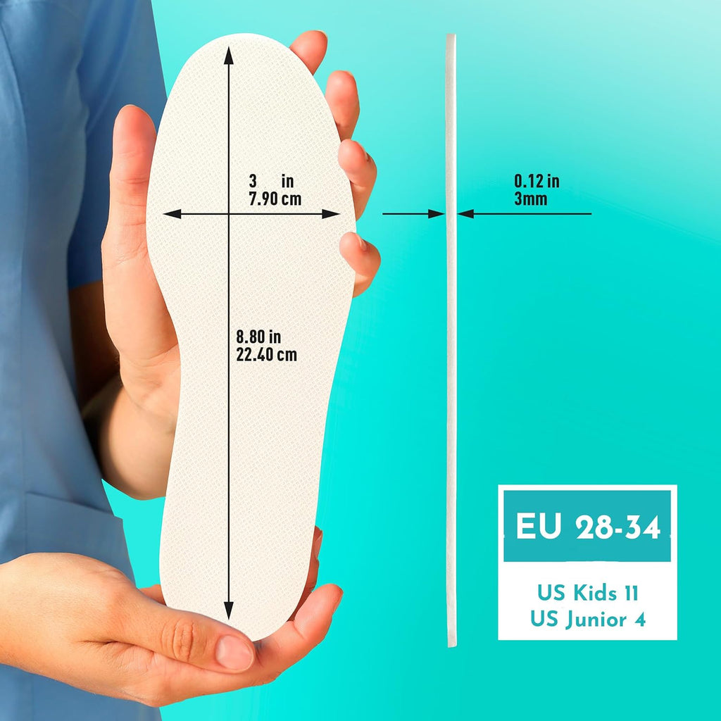 Comfwalk Shoe Filler Insert - Full Length Daily Latex Foam Shoe Inserts