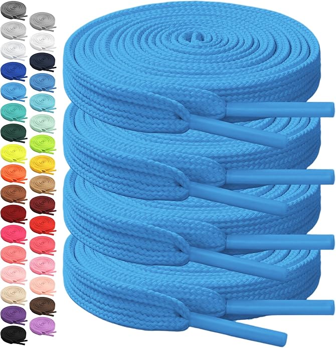 Polyester Flat Shoe Laces, Shoelaces for Sneakers