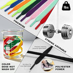 Polyester Flat Shoe Laces, Shoelaces for Sneakers